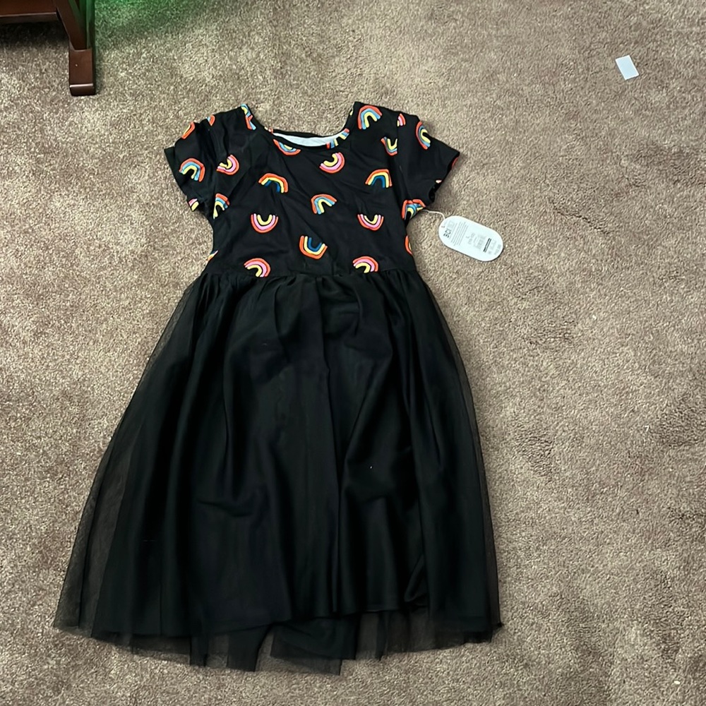 Wonder nation rainbow dress